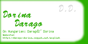 dorina darago business card